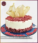 Scarlet Temptation Red Velvet Designer Cake In Lahore