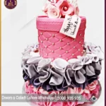 Showcase your Love with our Multi-Color Ruffle Gift Box Cake in Lahore