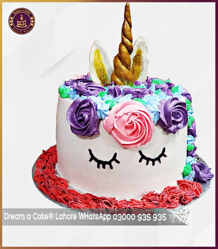 Sweet Fairytale Unicorn Theme Cake in Lahore