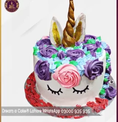 Sweet Fairytale Unicorn Theme Cake in Lahore