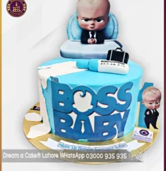 Sweet Twist on Leadership Boss Baby Themed Cake in Lahore
