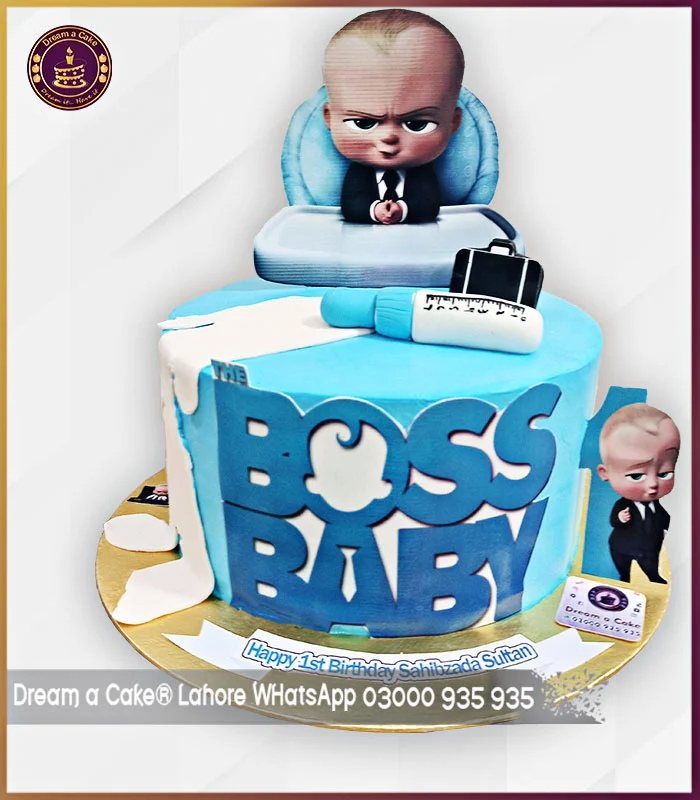 Sweet Twist on Leadership Boss Baby Themed Cake in Lahore