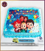 Taste the Fun, See the Theme Cocomelon Picture Cake in Lahore