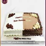 Twin Treat Double Flavour Birthday Cake in Lahore