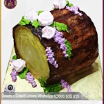 Wooden Wonder Wood Log Shape Cake in Lahore