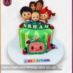 Colorful and Fun Cocomelon Cake for kids in Birthday in Lahore
