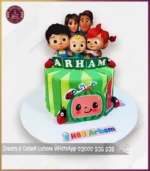 Colorful and Fun Cocomelon Cake for kids in Birthday in Lahore