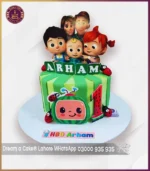 Colorful and Fun Cocomelon Cake for kids in Birthday in Lahore