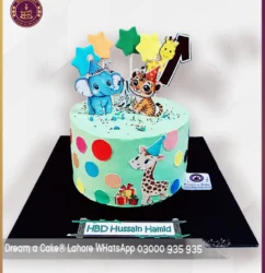 Make Birthdays Magical with Green Jungle Theme Cake in Lahore