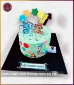 Make Birthdays Magical with Green Jungle Theme Cake in Lahore