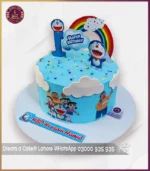Order Fun-Filled Doraemon Character Rainbow Cake in Lahore