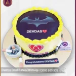 Smooker’s Style Batman Theme Picture Cake Order Online Now in Lahore