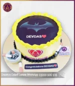 Smooker’s Style Batman Theme Picture Cake Order Online Now in Lahore