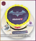 Smooker’s Style Batman Theme Picture Cake Order Online Now in Lahore