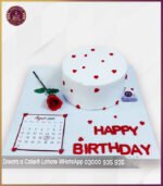Dream a Cake Lahore Presents Calendar Rose Cake in Lahore - Image 3