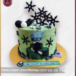 Unique Naruto Kakashi Character Cake for Fans in Lahore