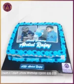 Double Photo Birthday Piocture Cake for Boys in Lahore