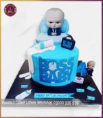 Adorable Boss Baby Theme Cake for Little Bosses in Lahore - Image 4