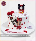 Customized Minnie Mouse Theme Cake for Kids in Lahore
