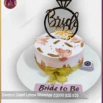 Charming Pink Bridal Shower Cake in Lahore