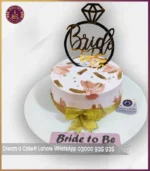 Charming Pink Bridal Shower Cake in Lahore