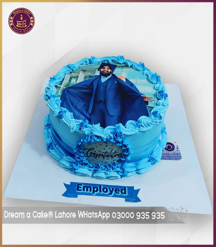 Premium Custom Congratulations Photo Cake for Special Moments in Lahore