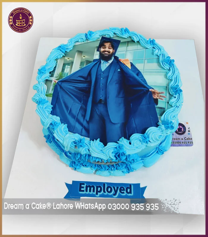Premium Custom Congratulations Photo Cake for Special Moments in Lahore