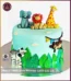 Wild Fondant Made Jungle Theme Cake for Kids’ Birthdays in Lahore