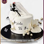 Stunning Bride to Be Cake in Lahore