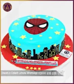 Sensational Spidey Spiderman Theme Cake in Lahore