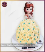 Dreamy Delight Peach Doll Cake in Lahore - Image 2