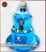 Customized Two-Tier Boss Baby Theme Cake for Birthdays in Lahore - Image 3