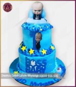 Customized Two-Tier Boss Baby Theme Cake for Birthdays in Lahore - Image 4