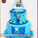 Premium Two-Tier Boss Baby Birthday Cake in Lahore