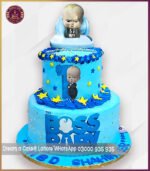 Premium Two-Tier Boss Baby Birthday Cake in Lahore