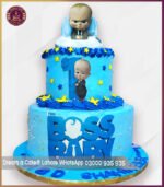 Premium Two-Tier Boss Baby Birthday Cake in Lahore - Image 3