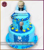 Premium Two-Tier Boss Baby Birthday Cake in Lahore - Image 4