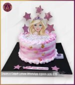 Barbie Pink Theme Cake for Birthday Celebrations in Lahore - Image 4
