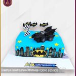 Custom Batman Car Theme Cake for Kids in Lahore