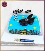 Custom Batman Car Theme Cake for Kids in Lahore - Image 2