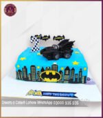 Custom Batman Car Theme Cake for Kids in Lahore - Image 3