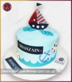 Unique Boat Theme Birthday Cake in Lahore - Image 2