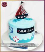 Unique Boat Theme Birthday Cake in Lahore - Image 3