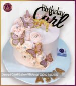 Stylish Peach Roseate Butterflies Cake for Special Occasions in Lahore - Image 4