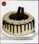 Rich and Creamy Chocolate Drip Cake in Lahore