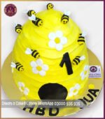 Adorable Honey Bee Theme Cake for Birthday in Lahore - Image 4