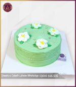 Ground and Flower Theme Cake for Nature Lovers in Lahore