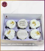 Customized Cupcakes for Teachers’ Day in Lahore