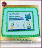 Customized Green Theme Picture Cake in Lahore - Image 4