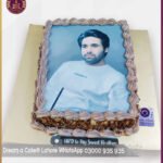 Personalized Chocolate Picture Cake in Lahore